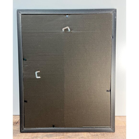 Colorful Hand-Drawn Village Art In Black Frame By Craig - Picture 3 of 3